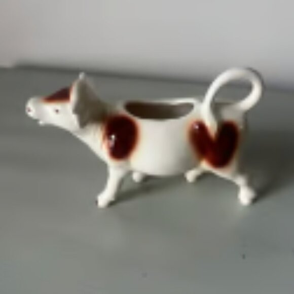Goebel Other - Vintage Goebel West Germany Brown and Cream Ceramic Mooing Cow Creamer